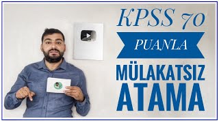 KPSS 70 PUANLA 6 MEMUR ALIMI  MÜLAKATSIZ ONLİNE MEMUR ALIMI ÜNİVERSİTESİ ALIMI [upl. by Atiuqer]