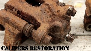 Easy Way to Restore the CalipersElectrolysis Rust Removal [upl. by Lazor503]