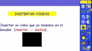 Tutorial ActivInspire insertar video  Jesús Alonso Rueda [upl. by Suivatram]