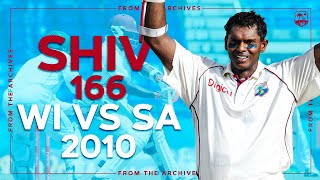 Chanderpaul puts On Stunning Show With 166run Performance 🎭  West Indies v South Africa 2010 [upl. by Ordisy]