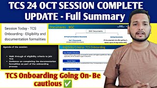 TCS Onboarding  Eligibility amp Documentation Formalities Full Update  Session Agenda JoiningOLJL [upl. by Assenab]