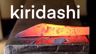 Blacksmithing  Kiridashi Japanese marking knife [upl. by Brag]