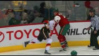 Derek Boogaard vs Andre Roy 121708 [upl. by Sari14]