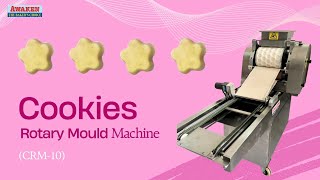 Awaken Cookies Rotary Mould Machine CRM10 can customize cookie shape mold starshapecookies [upl. by Scotti404]