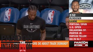 Mike Wilbon on Kawhi Leonard news What the hell are you doing  Pardon the Interruption  ESPN [upl. by Ayim]