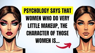 Psychology says that women who do very little makeup the character of those women is… [upl. by Siramaj]