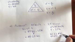 Hastighet sträcka tid beräkningar svt diagram [upl. by Chelsae]