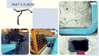 Downspout roll forming machine with elbow part [upl. by Proctor]