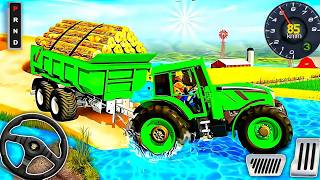 Modern Farm Tractor Driving Games Real Farming Tractor Simulator 2024 Android Gameplay [upl. by Anes]