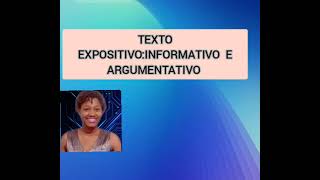 TEXTO EXPOSITIVO INFORMATIVO E ARGUMENTATIVO PORTUGUÊS PARA CONCURSO PÚBLICO [upl. by Llyrad]