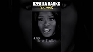 12 Azealia Banks  Luxury SLOWED YTSAMPLE VERSION  Burger PlayGuy [upl. by Anaylil626]