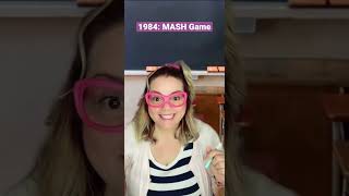 1984 MASH Game shortsmaschallenge games shorts wheniwasakid [upl. by Renelle347]