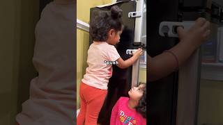 One more child lock successfully wasted 😂 chaithratara funny [upl. by Maddie]