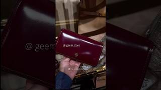 Tory burch emerson patent mini crossbody  تجنن جديد شنط توري بورش عنابي خيااااال [upl. by Perry49]