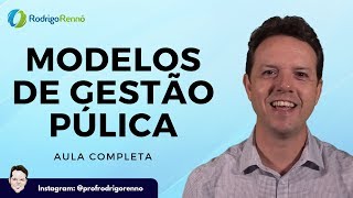 Modelos de Gestão Pública  Patrimonialismo Burocracia e Gerencialismo [upl. by Charil]