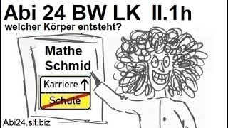 Das Abitur 2024 Baden Württemberg Wahlteil Ag II1h Kegelvolumen  Mathematik vom Mathe Schmid [upl. by Glyn651]