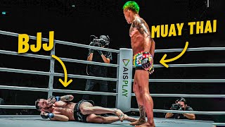 When A MUAY THAI Monster Moves To MMA 🔥 😵 Yodkaikaew vs Alex Schild [upl. by Soilisav]