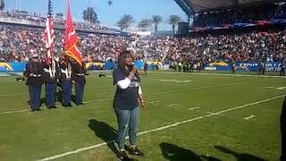 Angie Fisher  National Anthem [upl. by Birdie]