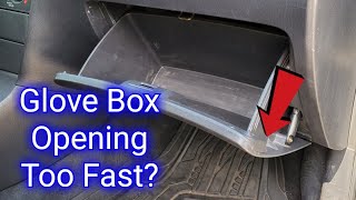 How To Fix A Glove Box Opening Too Fast [upl. by Isidoro]