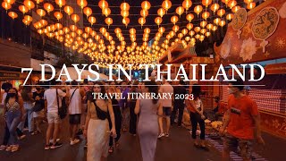 7 Days in Thailand 2023 A Travel Itinerary [upl. by Pirbhai]