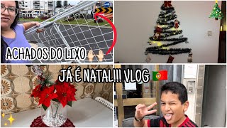 ACHADOS DO LIXO ♻️ JÁ É NATAL 🎄🙌🏻 VLOG 🇵🇹 [upl. by Koeninger116]