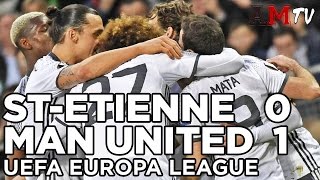 Saint Etienne 01 Manchester United  GOALS Mkhitaryan  UEFA Europa League [upl. by Goran927]