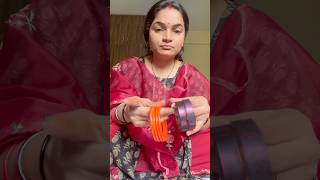 Old bangles diy How to make Navratri bangles Handmade bangles shorts diy handmade [upl. by Enalda]