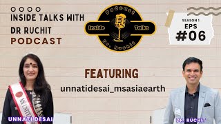 exclusive talks with Unnati Desai  inside talks with Dr Ruchit podcast gujjupodcast podcastguest [upl. by Ylus711]