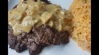 Mushroom Mustard Steak Recipe [upl. by Betty]