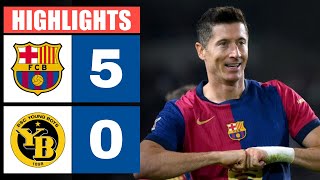 🔴 Resumen  Barcelona vs Young Boys 5  0  HIGHLIGHTS  Liga de Campeones 202425 [upl. by Janna542]