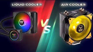 Air Cooler vs Liquid Cooler Which Keeps Your PC Cooler [upl. by Leihcim]