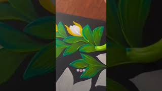 Beautiful flower painting notebook decoration 🥰😍🥰 painting short video 🥰🥰🥰 [upl. by Fogg837]