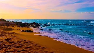 Ocean Sounds for Sleep  White Noise of Waves Crashing on Beach 10 Hours [upl. by Ghassan]