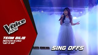 The Voice Kids Rexylyn Hi Caijis COLD performance of Let It Go  Sing Offs [upl. by Aniar]