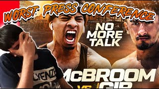 REACTING TO THE SOCIAL GLOVES PRESS CONFERENCE AUSTIN MCBROOM VS GIB [upl. by Girard]