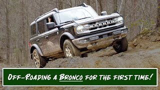 OffRoading a Stock Ford Bronco For the First Time [upl. by Anairotciv]