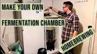 How to make fermentation chamber the easiest way  DIY for homebrew [upl. by Sirrah]