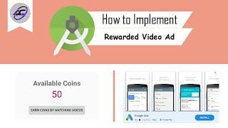 How to Implement Rewarded Video Ad in Android Studio  RewardedAd  Android Coding [upl. by Trepur]