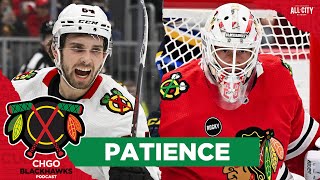 Chicago Blackhawks prospects preach patience about making the NHL roster  CHGO Blackhawks Podcast [upl. by Einot67]