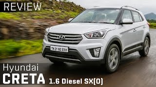 Hyundai Creta  SXO16 Diesel  Review Video  ZigWheels [upl. by Crabb]