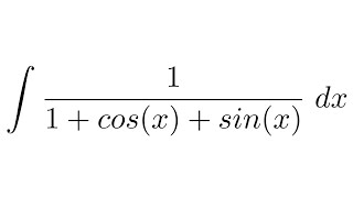 Integral of 11cosxsinx Weierstrass substitution [upl. by Nohsad628]