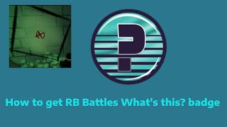 Rb battles badge Whats this badge [upl. by Warden]