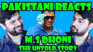 Pakistani Reacts to MS Dhoni  The Untold Story  Official Trailer [upl. by Sethi]