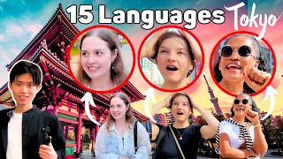 NonStop SHOCK Japanese Polyglot Speaks Foreigners’ Languages in Tokyo [upl. by Eidua]