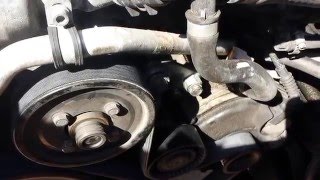 540i serpentine belt replacement [upl. by Ennairej]