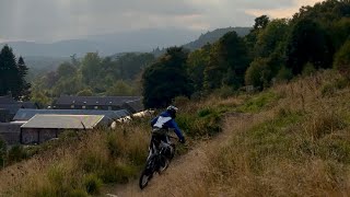 Comrie Croft in autumn unique place to ride greenrigcycles scottbikes [upl. by Yruama]