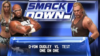 WWE 2K24  DVon Dudley vs Test [upl. by Hannaj283]