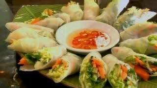 Make Your Own Vietnamese Spring Rolls  World Kitchen [upl. by Nawuq]