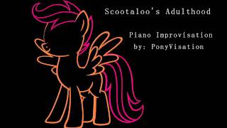 Scootaloos Adulthood Piano Improvisation [upl. by Attenahs]