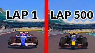 So I Drove 500 LAPS Around ONE TRACK On F1 24… [upl. by Sirej]